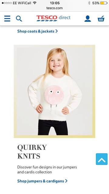 The beautiful Darcy spotted on #Tesco website, modelling for F&F.